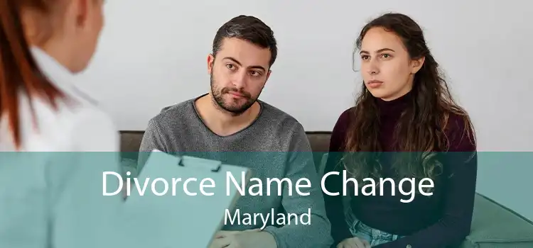 Divorce Name Change Maryland