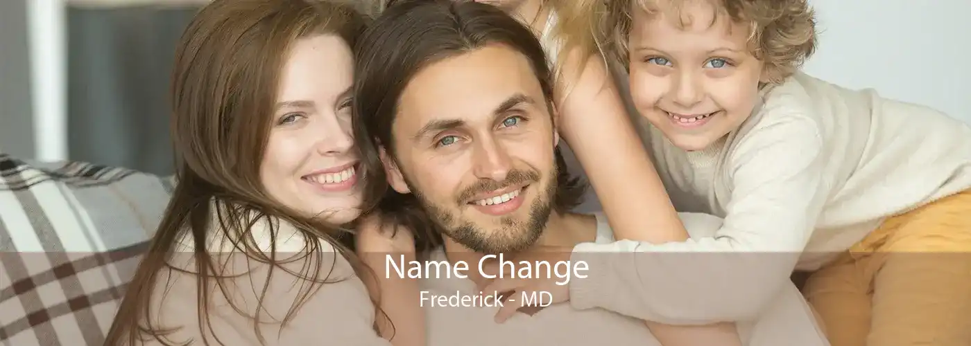 Name Change Frederick - MD