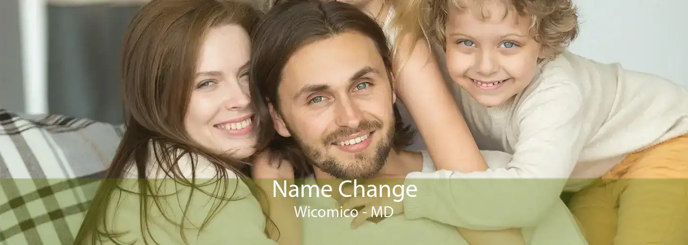 Name Change Wicomico - MD